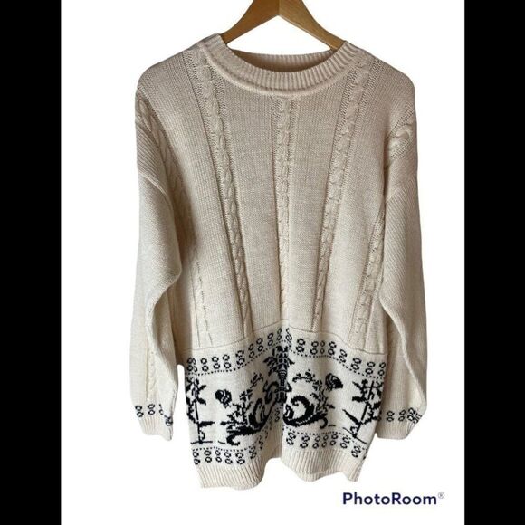 Jennifer Moore Jeanswear Vintage Sweater Medium - Picture 2 of 12